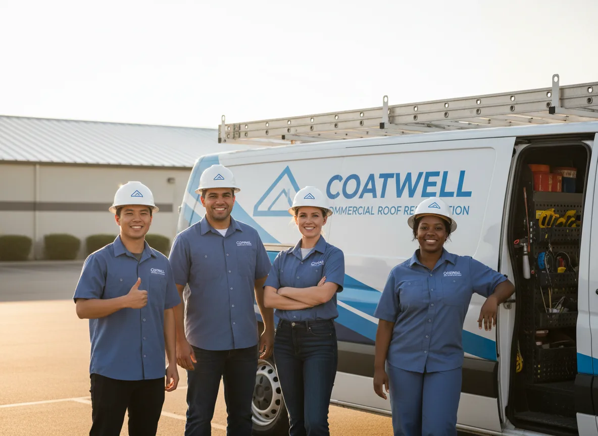 Commercial roof coating company in Mathis, TX